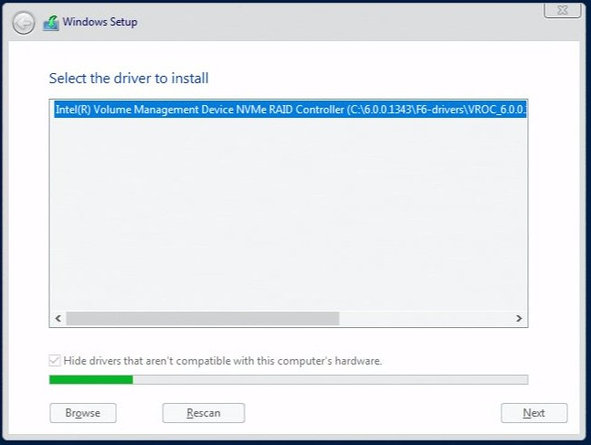 F6 Driver Installation