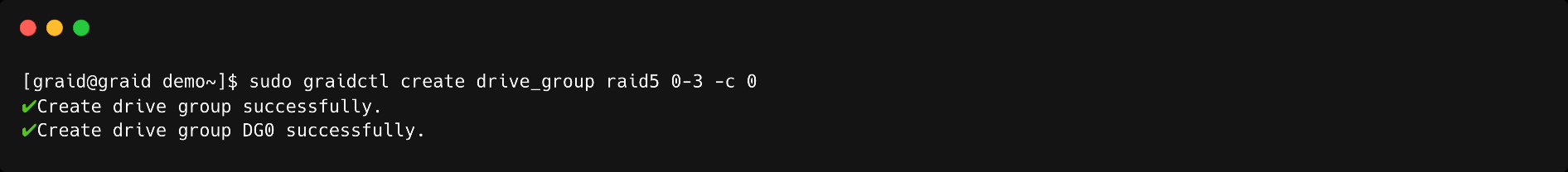 Assign Drive Group Controller Output