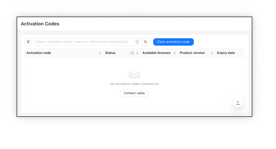 Claim activation code
