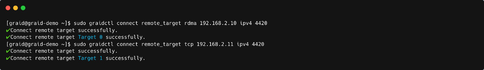 Connect Remote Target Output