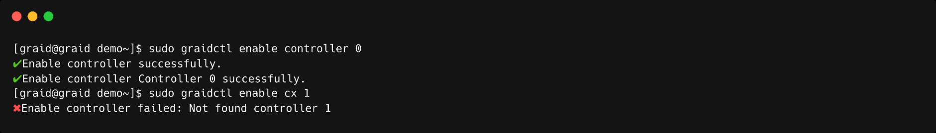 Controller Activation Output