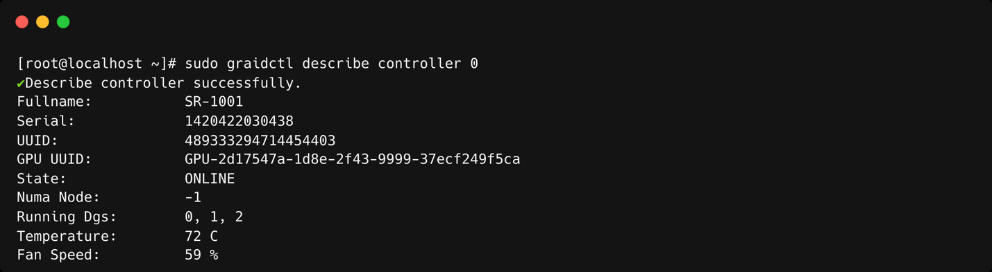 Controller Description Output