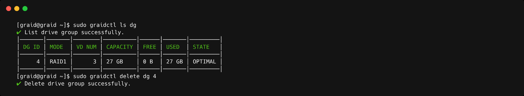 MD Bootable RAID Dismiss Output