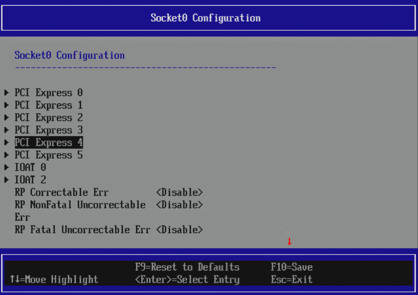 Socket # Configuration