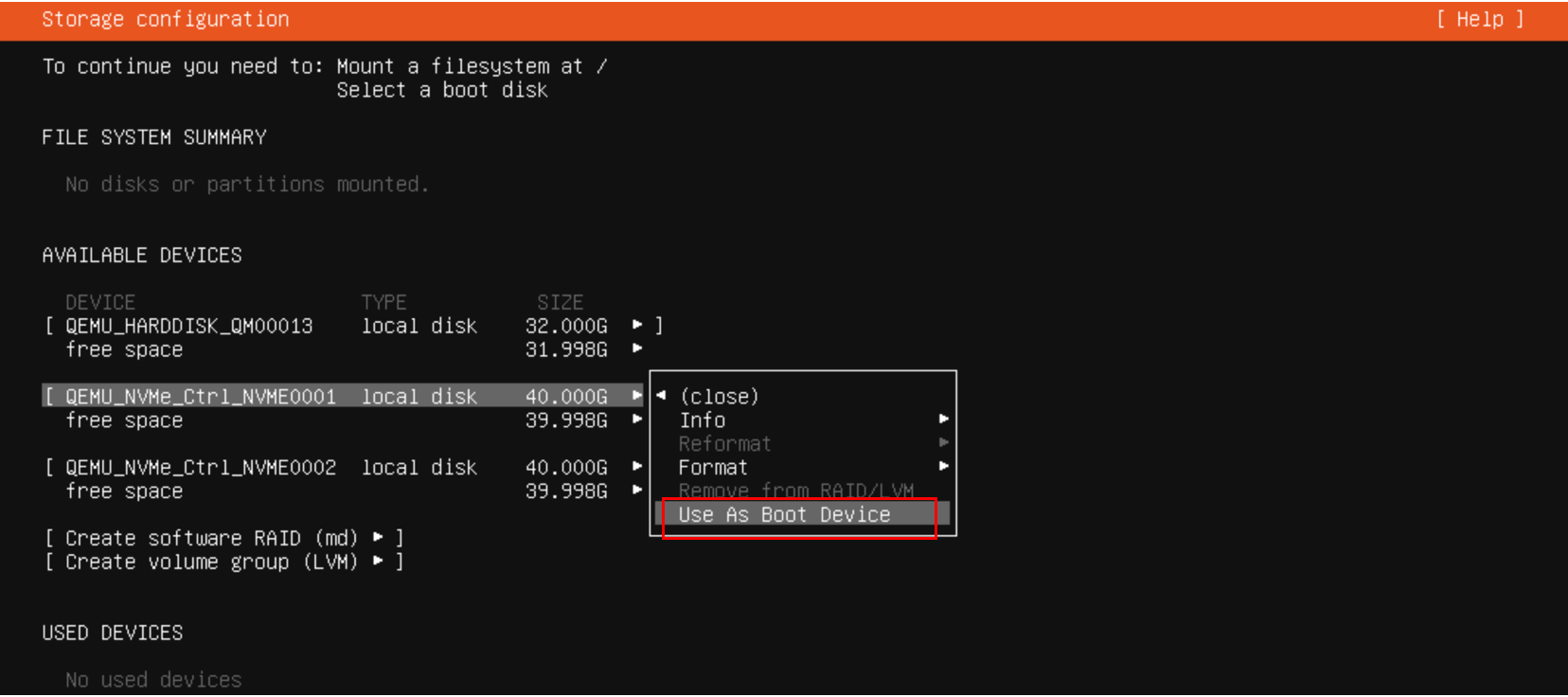 Ubuntu Use First Disk As Boot Device