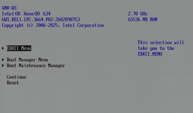 UEFI BIOS home page